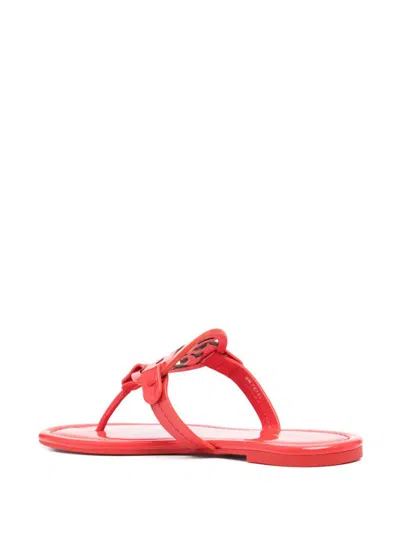Tory Burch Leather Thong Sandals Featuring Cut-out Detail