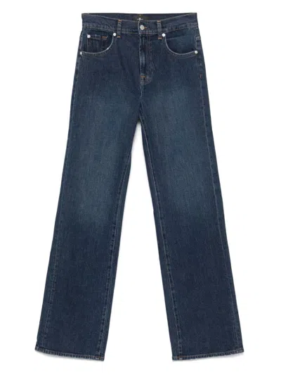7 For All Mankind High Waist Denim Trousers