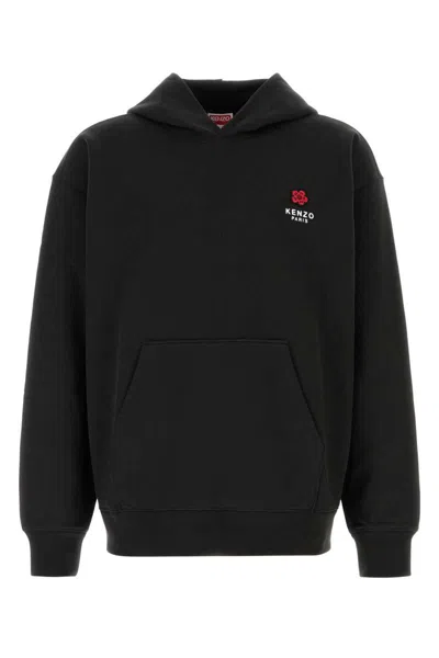 Kenzo Cotton Sweatshirt With Floral Back Design