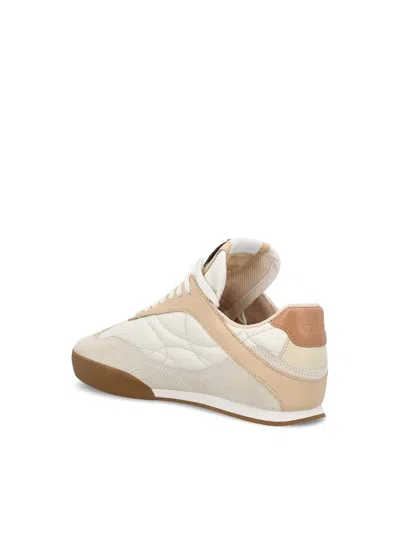 Chloé Kick Low-top Sneakers In White