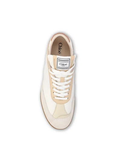 Chloé Kick Low-top Sneakers In White