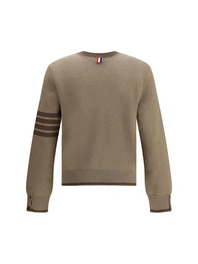 Thom Browne Milano Stitch Cotton Crewneck Sweater