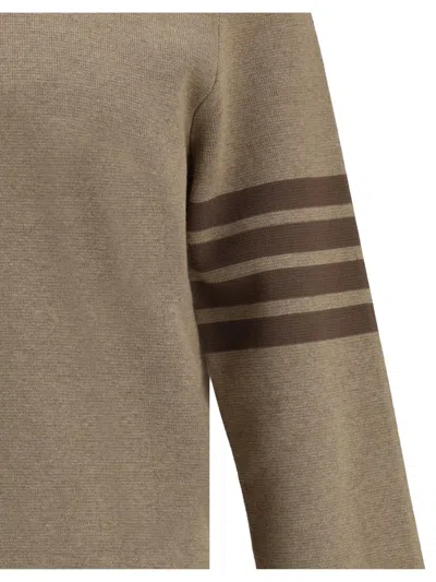 Thom Browne Milano Stitch Cotton Crewneck Sweater