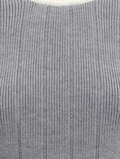 Thom Browne Virgin Wool Sweater In Gray