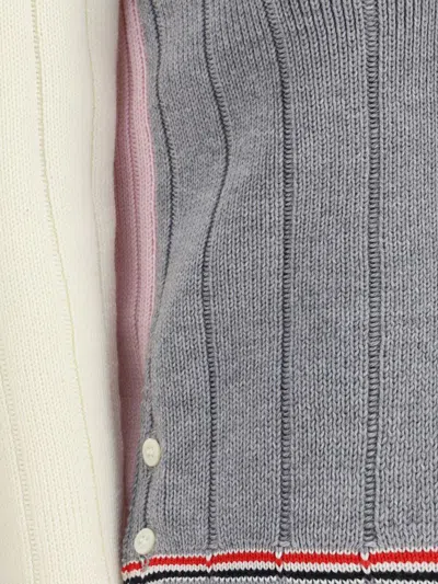 Thom Browne Virgin Wool Sweater In Gray