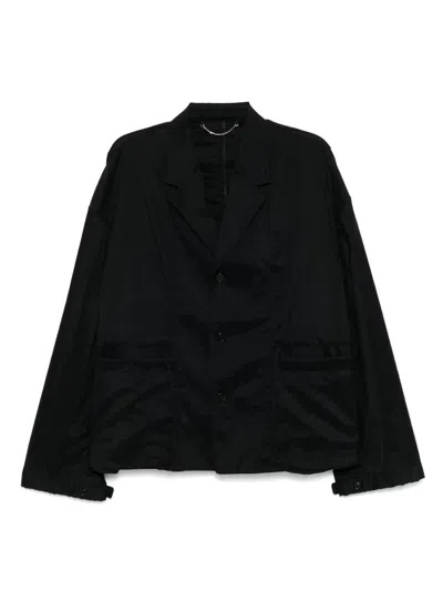 工字褶西装夹克