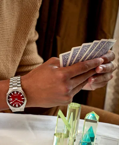 Citizen Tsuyosa Mens Automatic Silver Tone Stainless Steel Bracelet Watch Nj0150-56w In Metallic