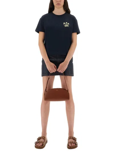 Apc A.p.c. Body Disco Crewneck T-shirt In Black