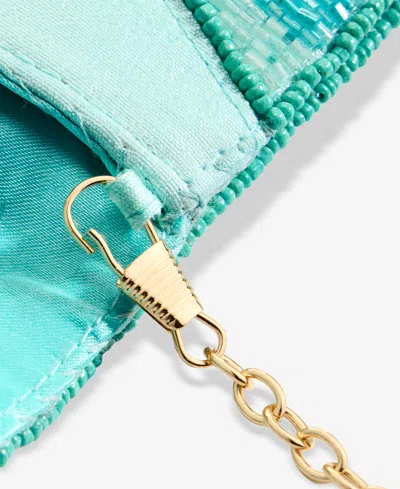 On 34th Hand Beaded Envelope Clutch, Exclusively At Macy's In Blue