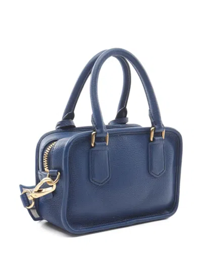Pre-owned Miu Miu 2010s Arcadie Two-way Handbag In Blue