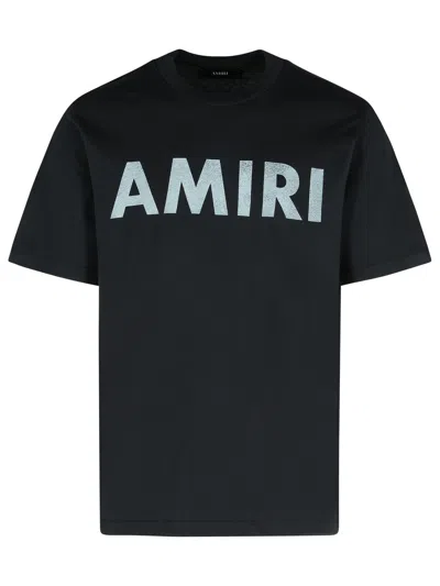 Amiri Logoed T-shirt In Black