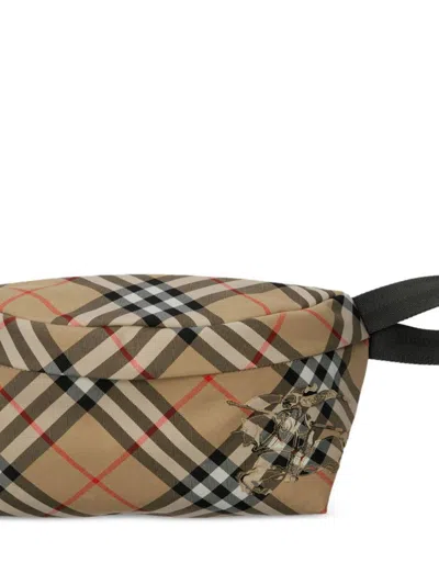 Burberry Vintage Check Equestrian Knight Waist Bag