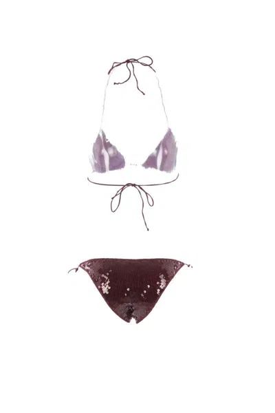 Oseree Oséree Sea Clothing In Burgundy
