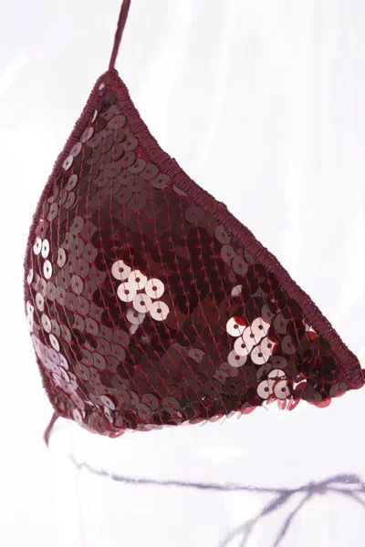 Oseree Oséree Sea Clothing In Burgundy