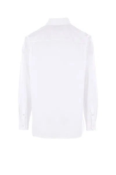 Gucci Anchor-embroidered Cotton Shirt