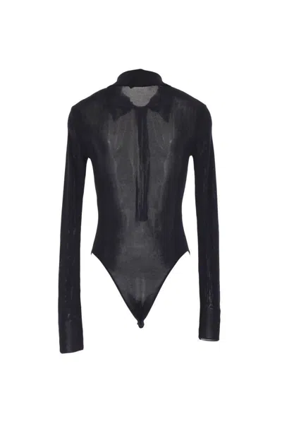 Self-portrait Top In Black