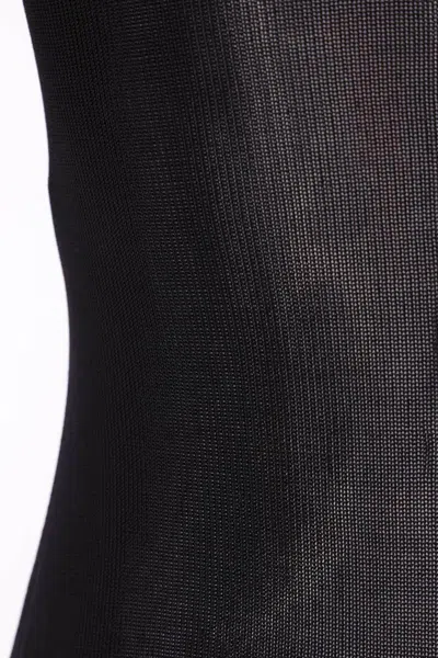Self-portrait Top In Black