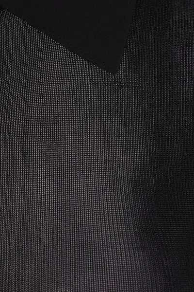 Self-portrait Top In Black