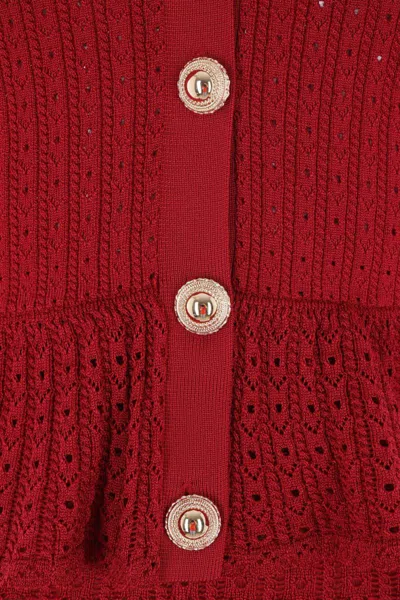 Self-portrait Dresses In Red