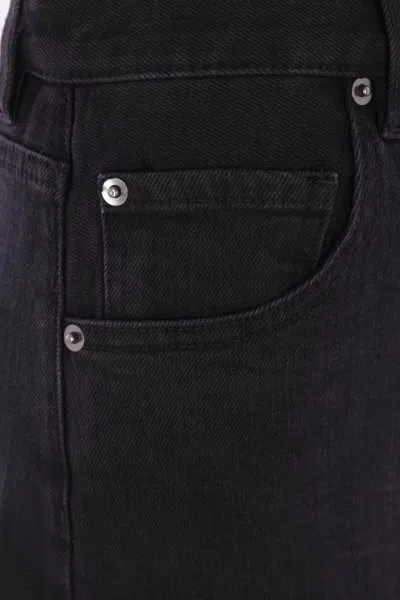 Self-portrait Self Portrait Straight Jeans With Bows In Blue