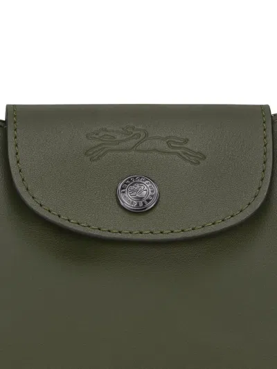 Longchamp Shoulder Bag With Adjustable Strap And Curved Shape In Brown