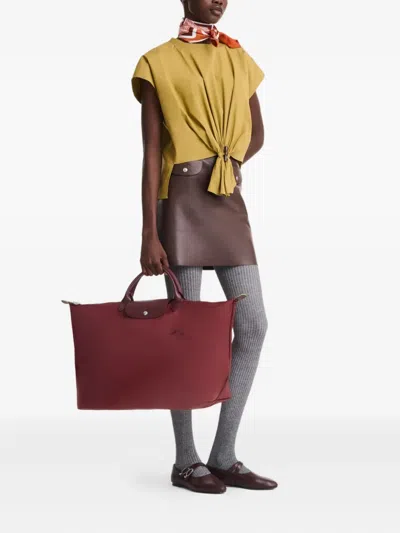 Longchamp Bags Purple In Purple