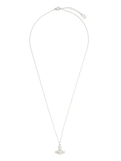 Vivienne Westwood Grace Small Pendant Necklace Accessories In Metallic