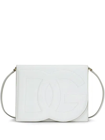 Dolce & Gabbana Women Dg Logo Leather Crossbody Bag