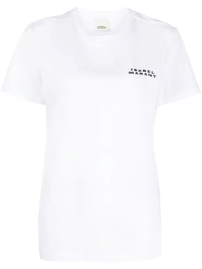 Isabel Marant Women Vidal Logo Cotton T-shirt