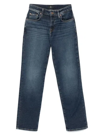 7 For All Mankind Calie Denim Jeans In Blue