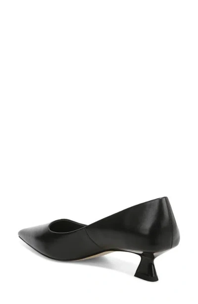 Sarto By Franco Sarto Diva Kitten Heel Pointed Toe Pump In Black