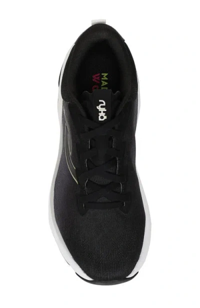 Ryka Rykä Elevate Lx Walking Sneaker In Black