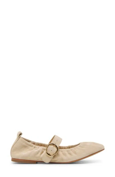 Dolce Vita Caely Buckle Ballet Flats In Neutral