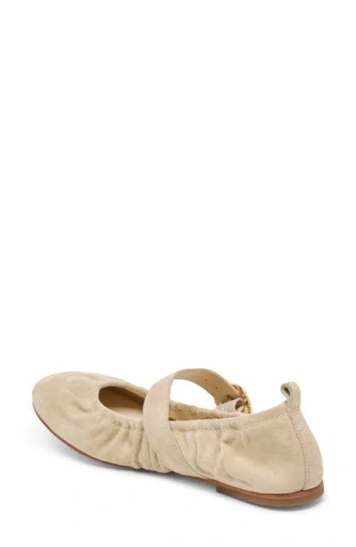 Dolce Vita Caely Buckle Ballet Flats In Neutral
