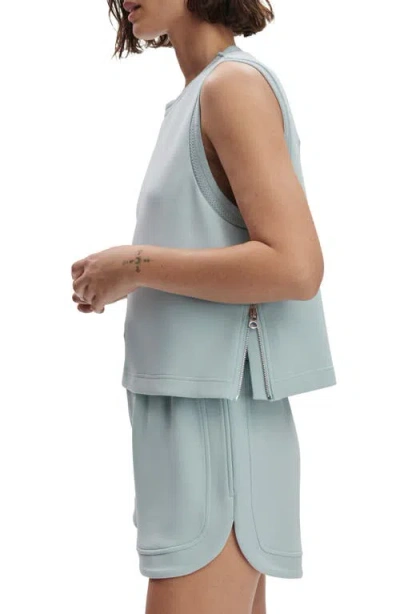 Varley Ollie High-rise Shorts In Blue