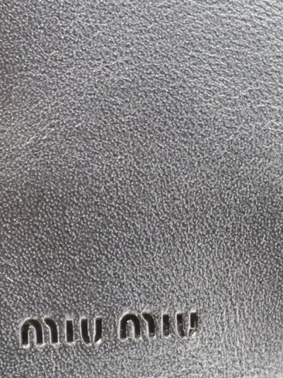 Pre-owned Miu Miu 2020s Matelassé Bi-fold Wallet