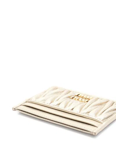 Pre-owned Miu Miu 2020 Matelassé Cardholder