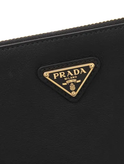 Pre-owned Prada 2020 Logo-plaque Leather Bag