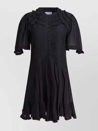 Isabel Marant Étoile Isabel Marant Etoile Black Cotton Viscose Dresses In Black