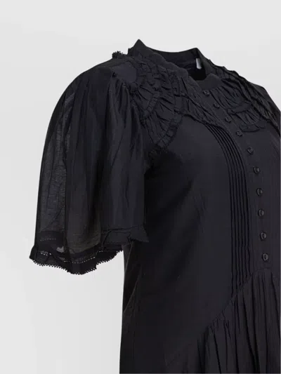Isabel Marant Étoile Isabel Marant Etoile Black Cotton Viscose Dresses In Black