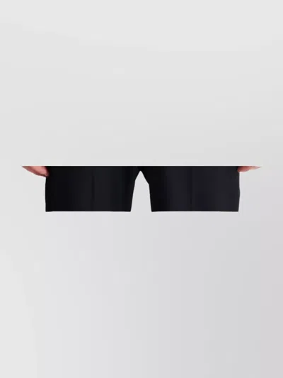 Balmain Short Nylon Jacquard Down Jacket With Black Monogram Men