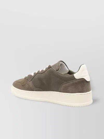 Autry Low Top Suede Panels Sneakers In Gray
