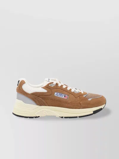 Autry Hyperway Suede Sneakers In Brown