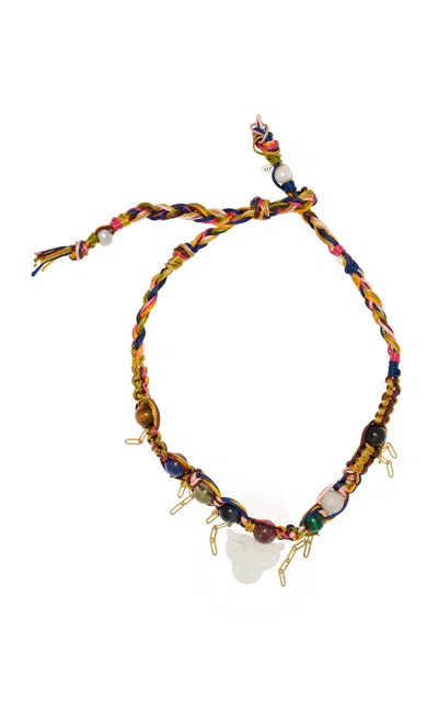 Joie Digiovanni Rockstar Moonstone; Pearl Choker