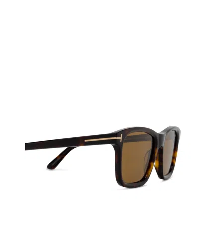 Tom Ford Eyewear Barron Square Frame Sunglasses In Brown