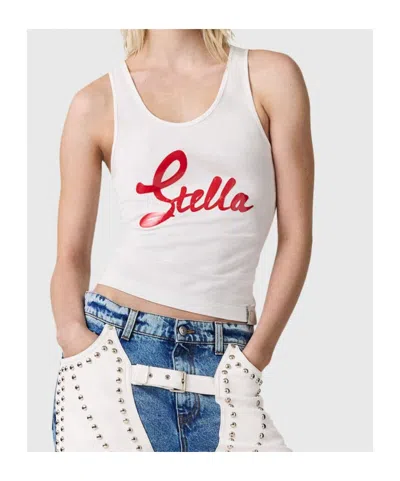 Stella Mccartney Tops With Logo In White