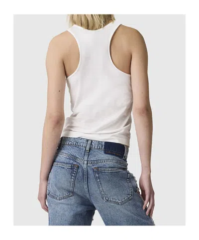 Stella Mccartney Tops With Logo In White