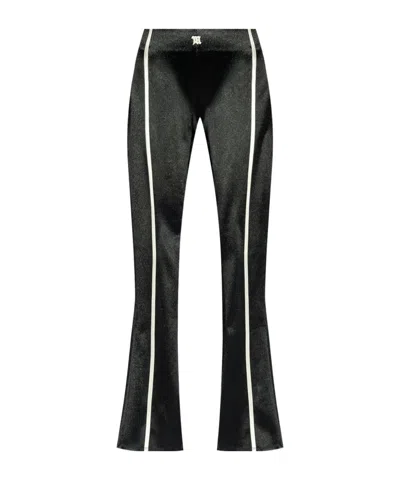 Misbhv Saint Germain|flared Pants Featuring Contrast Piping In Black
