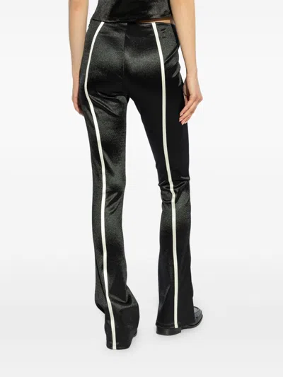 Misbhv Saint Germain|flared Pants Featuring Contrast Piping In Black