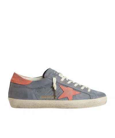 Golden Goose Super Star Nabuk Upper Toe And Tong In Multi